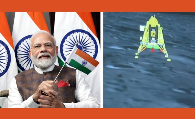 India's Chandrayaan-3 mission achieves remarkable success: ISRO's lunar endeavor successfully soft-lands on Moon