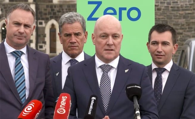 National Party leader Christopher Luxon makes new policy announcement