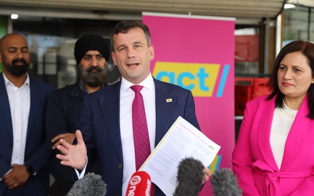 ACT leader David Seymour promises tougher sentences for serious crimes in law and order policy
