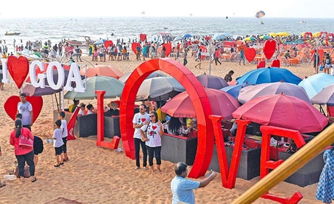 Goa is India’s most affordable tourist destination for the year-end holidays