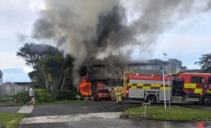 One dead after blaze in two-storey home in New Lynn