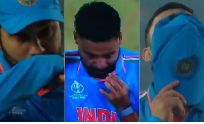 Siraj & Rohit in Tears, Kohli Buries Face After India's Defeat