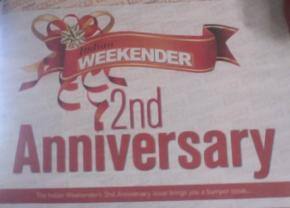 On our second birthday…