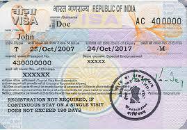 New India visa procedure