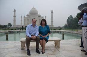 Keys smitten by lore of the Taj
