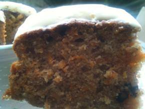 Carrot Cake with lemon cream cheese icing