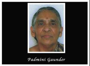 Padmini Gaunder passes away