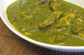 Saag chicken