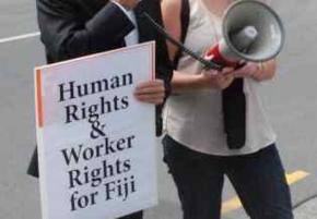 Fiji brutality video sparks NZ protests
