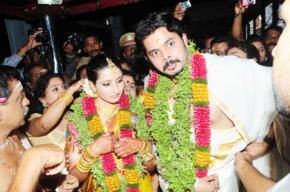 Cricketer weds Jaipur Princess in India
