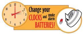 Daylight saving ends on Sunday