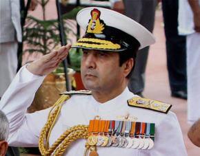 Admiral RK Dhowan takes over as Navy chief
