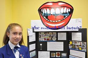 College 1st Place Awarded at NIWA Science Fair to Zara Iqbal