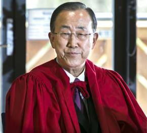 University of Auckland adorns Ban Ki-moon