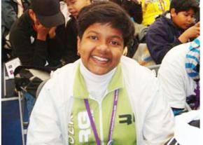 Yugratna, 13, addresses world leaders