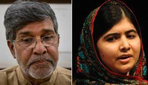 India's Kailash Satyarthi shares Peace Prize with Pakistan's Malala