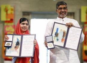 Satyarthi, Malala dedicate Nobel Peace Prizes to the voiceless