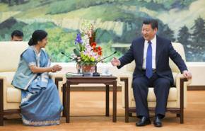 Xi meets Sushma, upbeat about growth of India-China ties
