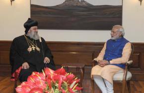 Modi assures full freedom of faith; meets Christian leaders