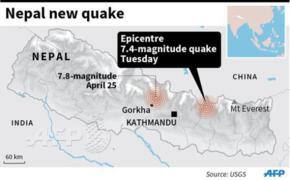 Fresh earthquake kills 57 in Nepal, 10 in India