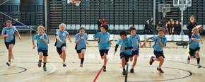 Students sample different sports at ASB Sports Centre Schools Festival