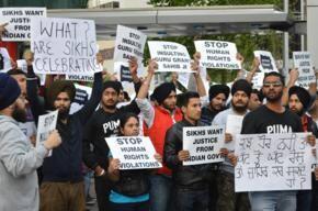 Protests in Auckland over desecration of Sikh holy book