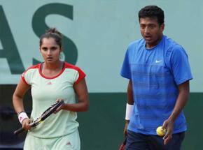 Bhupathi, Sania to play Paes-Navratilova in Tennis Masters