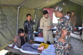 Over 200 dead in Pakistan quake, army on rescue mission