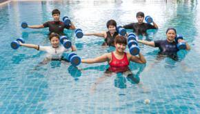 Aqua aerobics—the new fitness trend