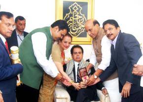 Dilip Kumar honoured with Padma Vibhushan