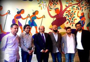 Gond mural finds home in the heart of Auckland
