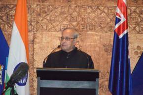 Indian President Pranab Mukherjee invites New Zealand to join 'Make in India' initiative