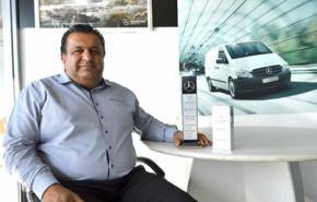 Unmatched service rewards Mercedes-Benz van salesman