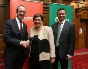 Labour and Greens sign historic agreement to change the government
