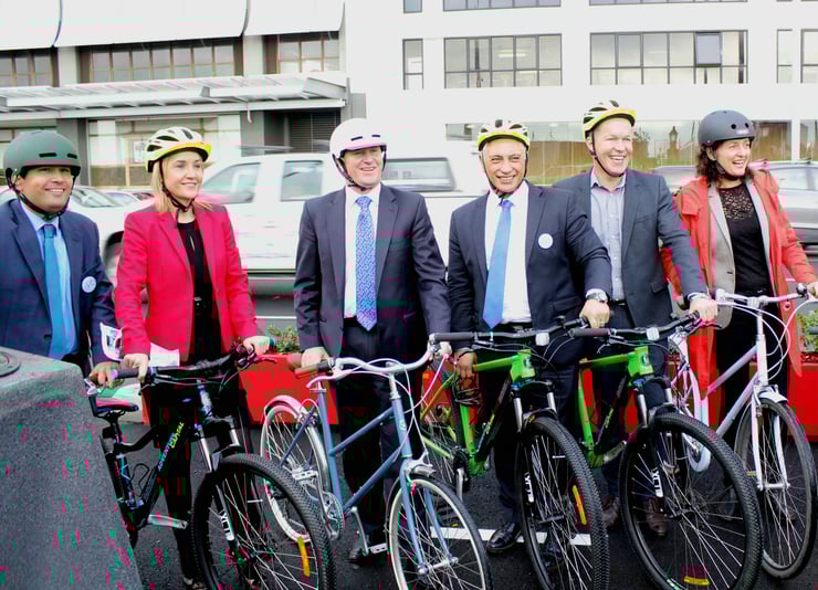 Quay Street cycleway opens to public