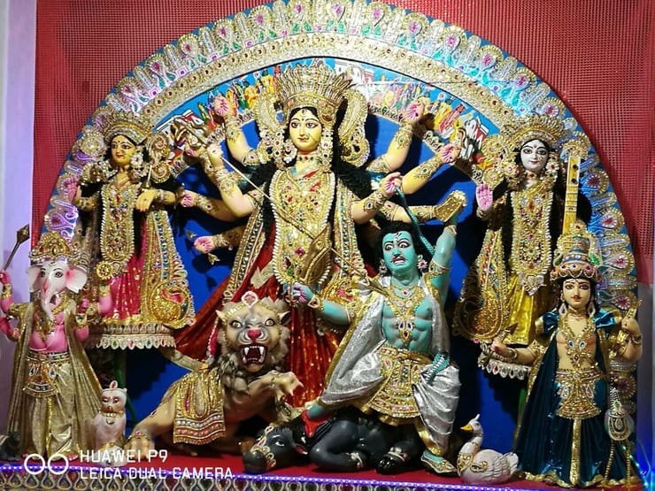 Henderson comes alive with Durgotsav festivities