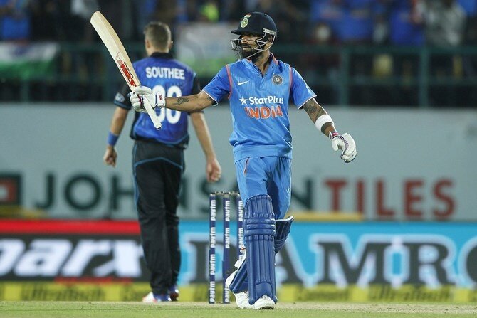 India beat New Zealand by six wickets in First ODI