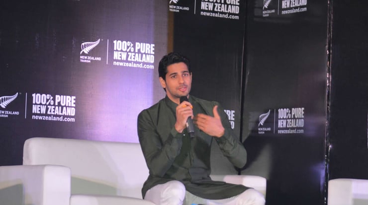 Sidharth Malhotra set to come NZ to promote tourism