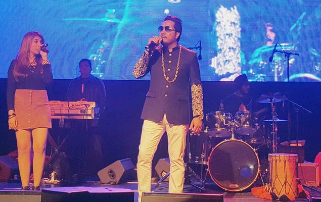 Music magician Mika Singh performs in Auckland