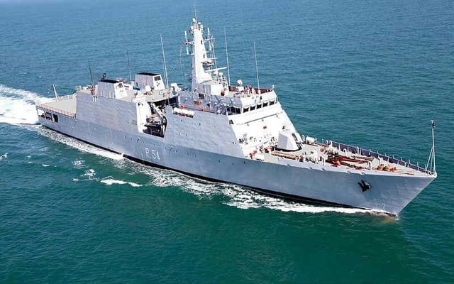 Indian Naval Ship INS Sumitra participates in joint naval exercise in NZ waters