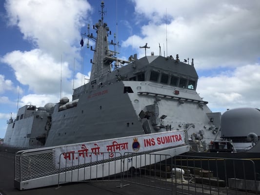 INS SUMITRA VISITS AUCKLAND: OPEN FOR PUBLIC VIEWING
