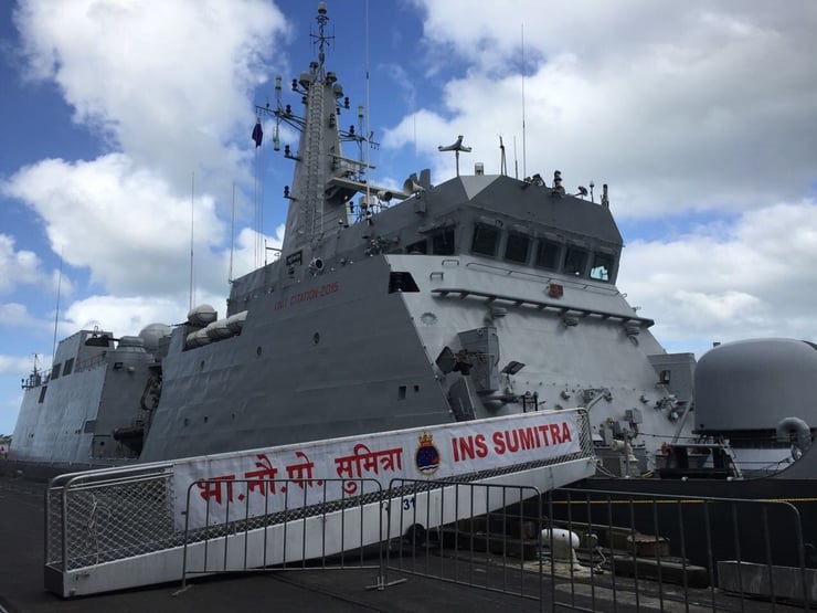 INS SUMITRA VISITS AUCKLAND: OPEN FOR PUBLIC VIEWING