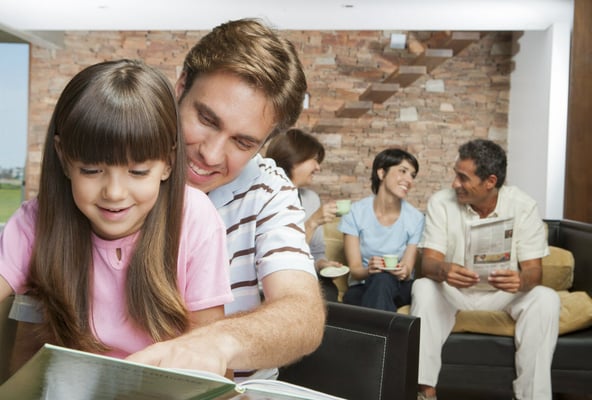 Fathers boost daughters' maths, sons' language skills