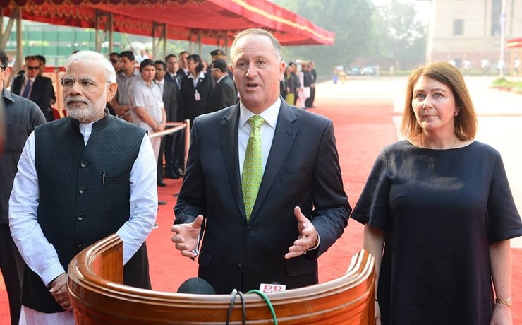 John Key's tryst with India