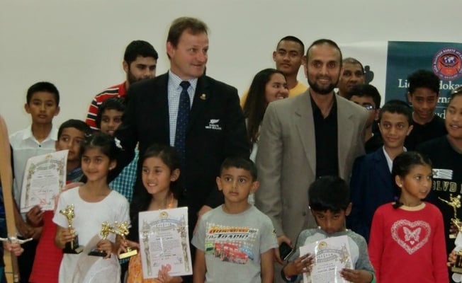 Community Karate school awards its students