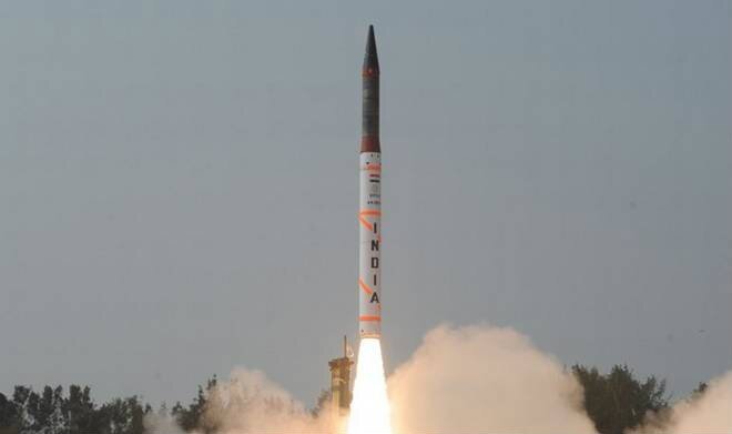 India successfully test fires Agni-IV missile