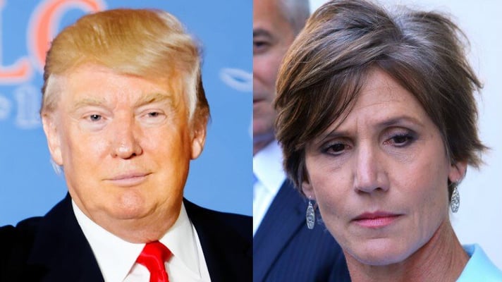 Trump fires Acting Attorney General who said travel ban 'unlawful'