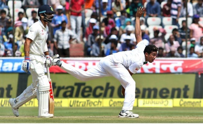 Bangladesh 103-3, need 356 runs to beat India in one-off Test