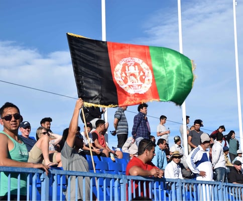 Afghanis lose the game but win hearts