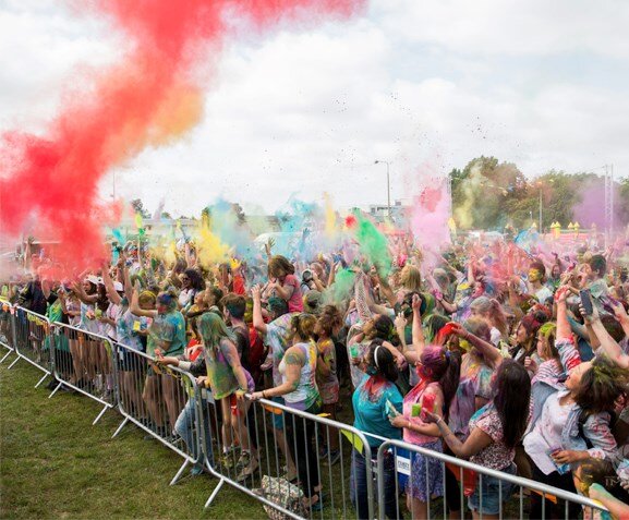 Christchurch colours itself with the Holi spirit
